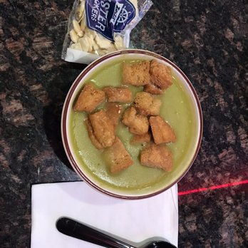 Brandy's Gyros - Soup 12oz Split Pea with Croutons and Oyster Crackers - Greek Near Me - Hanover Park, Illinois Brandy's Gyros - Soup 12oz Split Pea with Croutons and Oyster Crackers - Greek Near Me - Hanover Park, Illinois