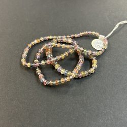 The Birds and the Beads - Multi color sapphire strand