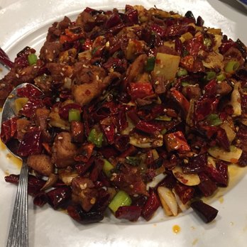 China Chalet - Chili and chicken morsels - Szechuan Near Me - Florham Park, New Jersey