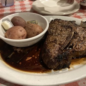 Doe's Eat Place - Two pound porterhouse with red potatoes. - Steakhouses Near Me - Baton Rouge, Louisiana