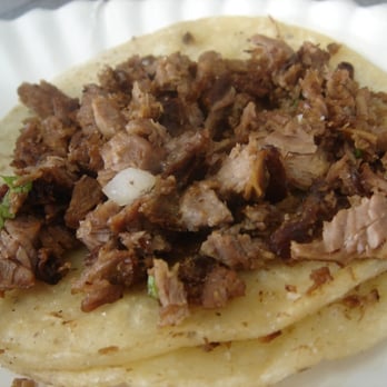 Chema's Tacos - carne asada taco (plain)...with everything on the side (my way to get it) - Tacos Near Me - Whittier, California