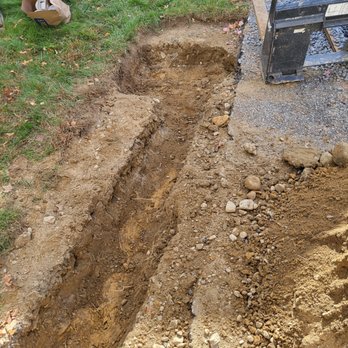 Dardah Masonry and Landscaping - Dry well dug out for drainage - Landscaping Near Me - Milford, Massachusetts Dardah Masonry and Landscaping - Dry well dug out for drainage - Landscaping Near Me - Milford, Massachusetts