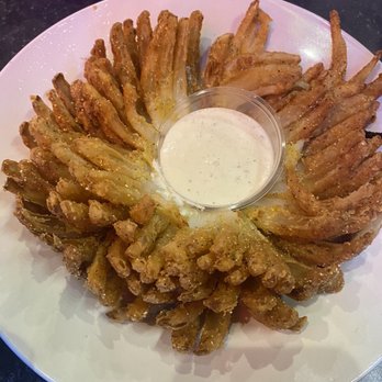 Space Aliens Bar & Grill - Outer space blooming onion. Ranch is the good ranch! Crispy but lacking a bit of flavor - Barbeque Near Me - Albertville, Minnesota Space Aliens Bar & Grill - Outer space blooming onion. Ranch is the good ranch! Crispy but lacking a bit of flavor - Barbeque Near Me - Albertville, Minnesota