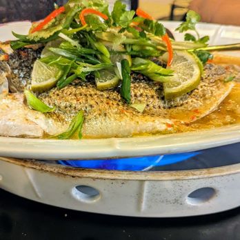 Siam Thai - Steamed fish with Chiles and cilantro lime - Thai Near Me - Flushing, New York Siam Thai - Steamed fish with Chiles and cilantro lime - Thai Near Me - Flushing, New York