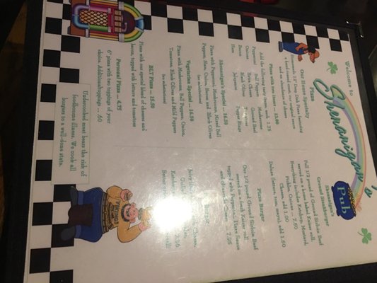 Menu photo 1 Shenanigan's Pub & Grub Houghton Lake, MI