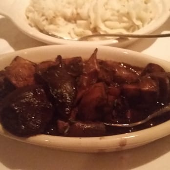 River Grille - Mushrooms in red wine sauce, terrific on steak - Steakhouses Near Me - Bentonville, Arkansas River Grille - Mushrooms in red wine sauce, terrific on steak - Steakhouses Near Me - Bentonville, Arkansas