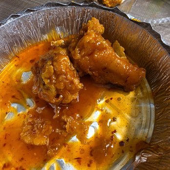 Halal Munchies - Mango habenero wings from restaurant depot - Halal Near Me - Virginia Beach, Virginia