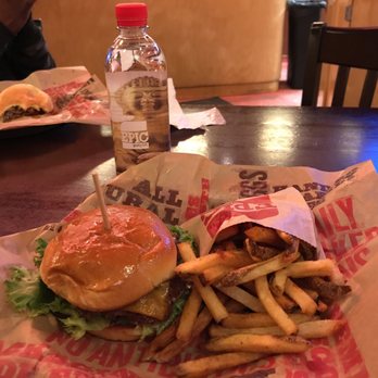 Epic Burger - Cheeseburger, fries and bottled water. - Burgers Near Me - Chicago, Illinois
