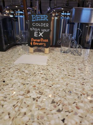 Porter Brewery Pizza by null