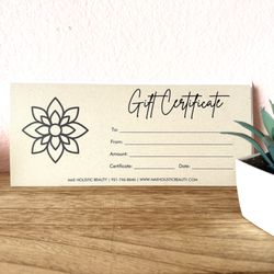 Mae Holistic Beauty - Gift cards available in person and online