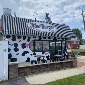 Moo Burger - the outside of the restaurant - Burgers Near Me - Island Park, New York Moo Burger - the outside of the restaurant - Burgers Near Me - Island Park, New York