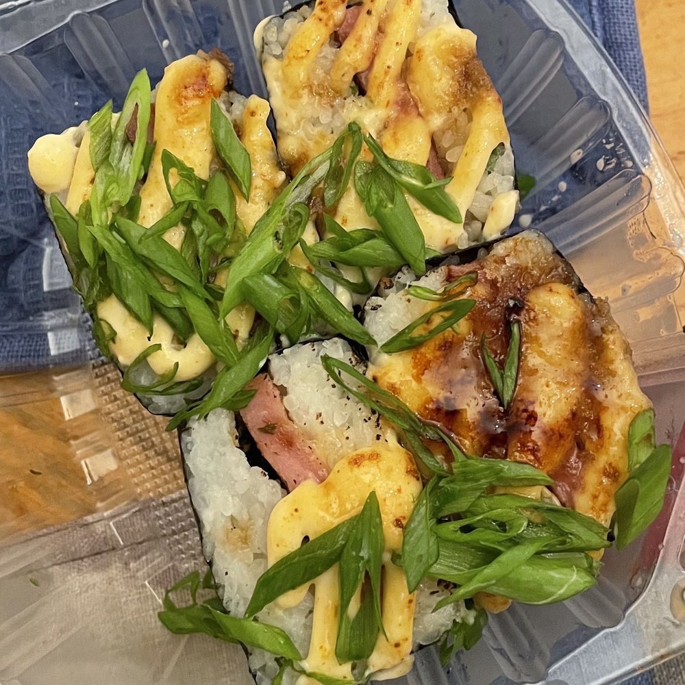 Shootz - 2 Spam Brulee Musubi - Hawaiian Near Me - Stanton, California Shootz - 2 Spam Brulee Musubi - Hawaiian Near Me - Stanton, California
