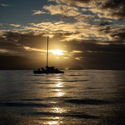 Ocean Outfitters Hawaii - View of a neighboring catamaran