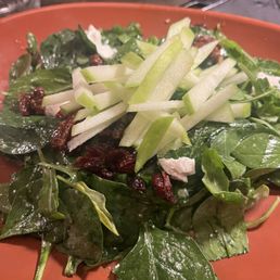 Apple spinach and arugula salad Apple spinach and arugula salad