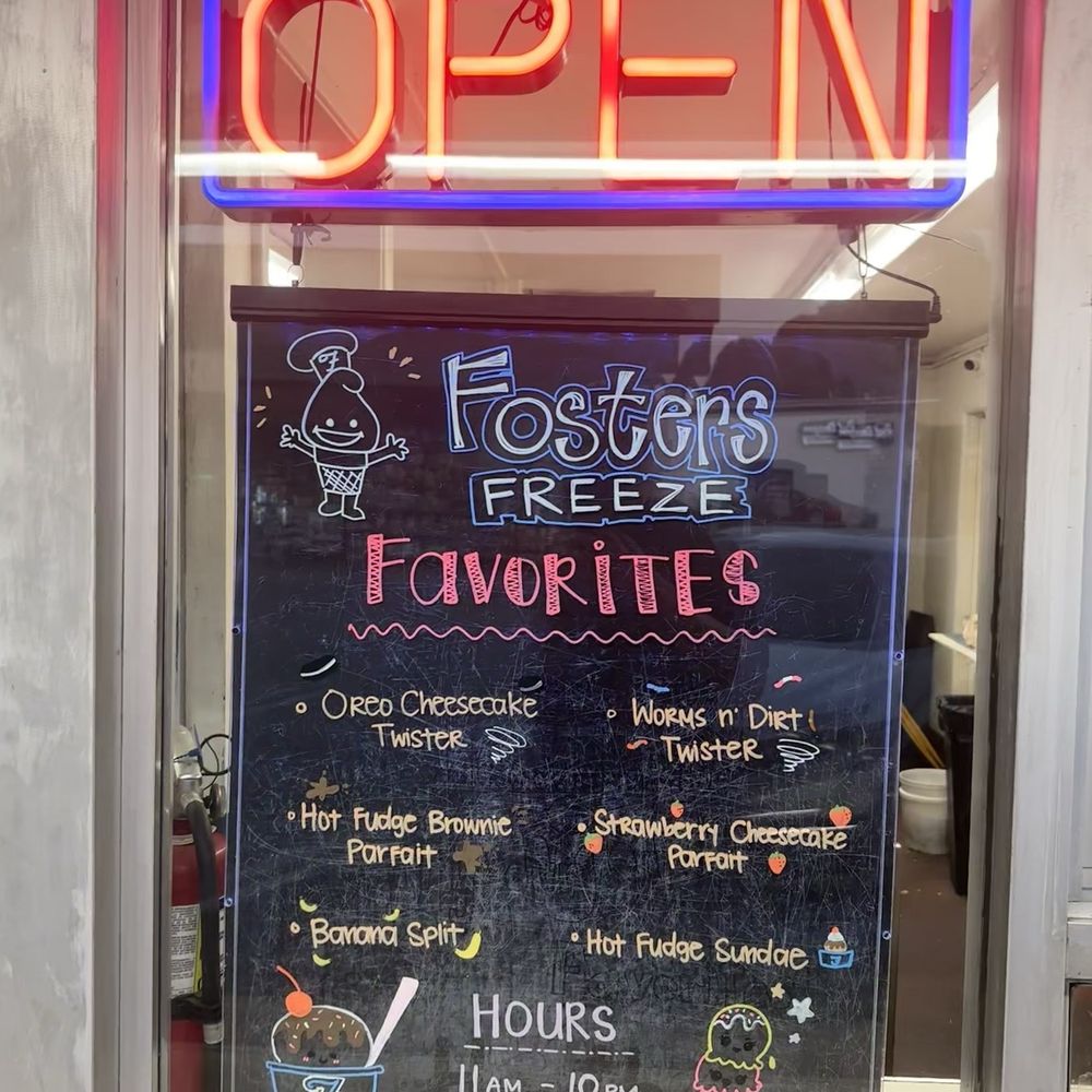 Fosters Freeze - Glendora - Ice Cream & Frozen Yogurt Near Me - Glendora, California Fosters Freeze - Glendora - Ice Cream & Frozen Yogurt Near Me - Glendora, California