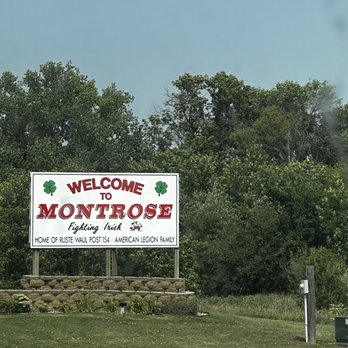 My Place - Town sign - Desserts Near Me - Montrose, South Dakota