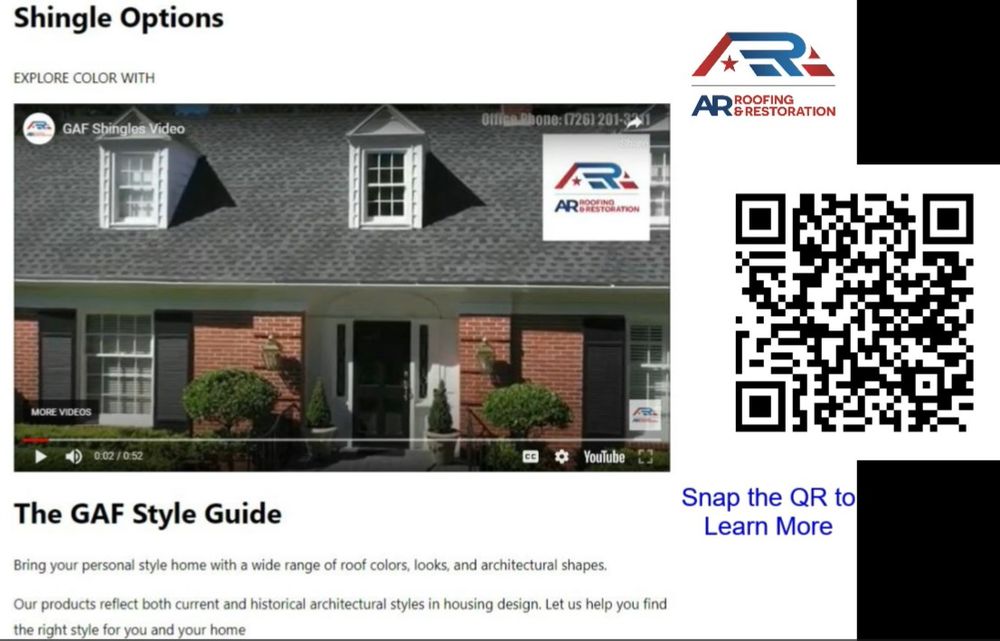 Slide of AR Roofing Restoration