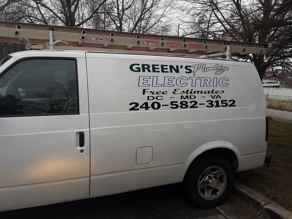 Slide of Green's Electric and Plumbing