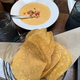 Chips and queso Chips and queso