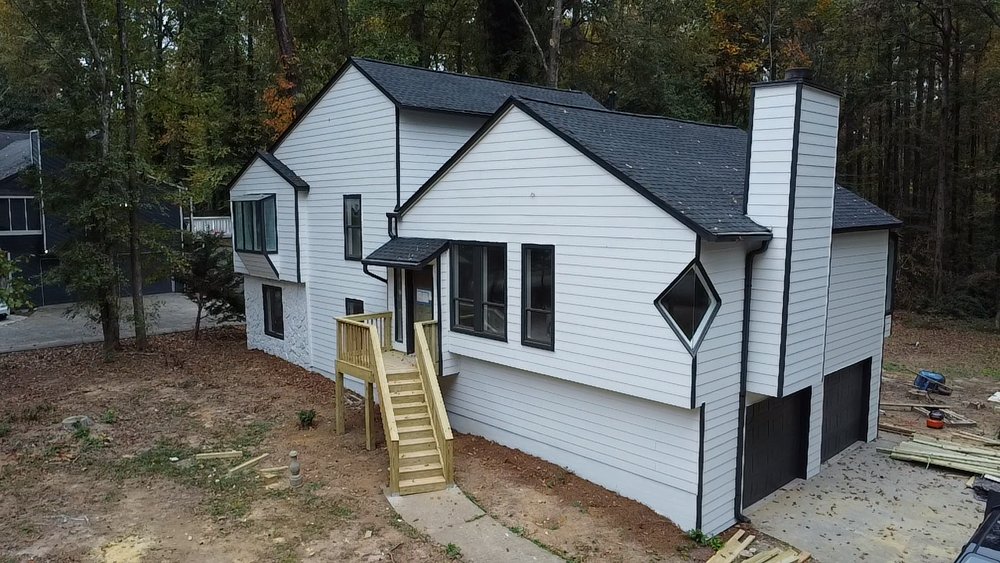 Slide of Blue Wing Roofing