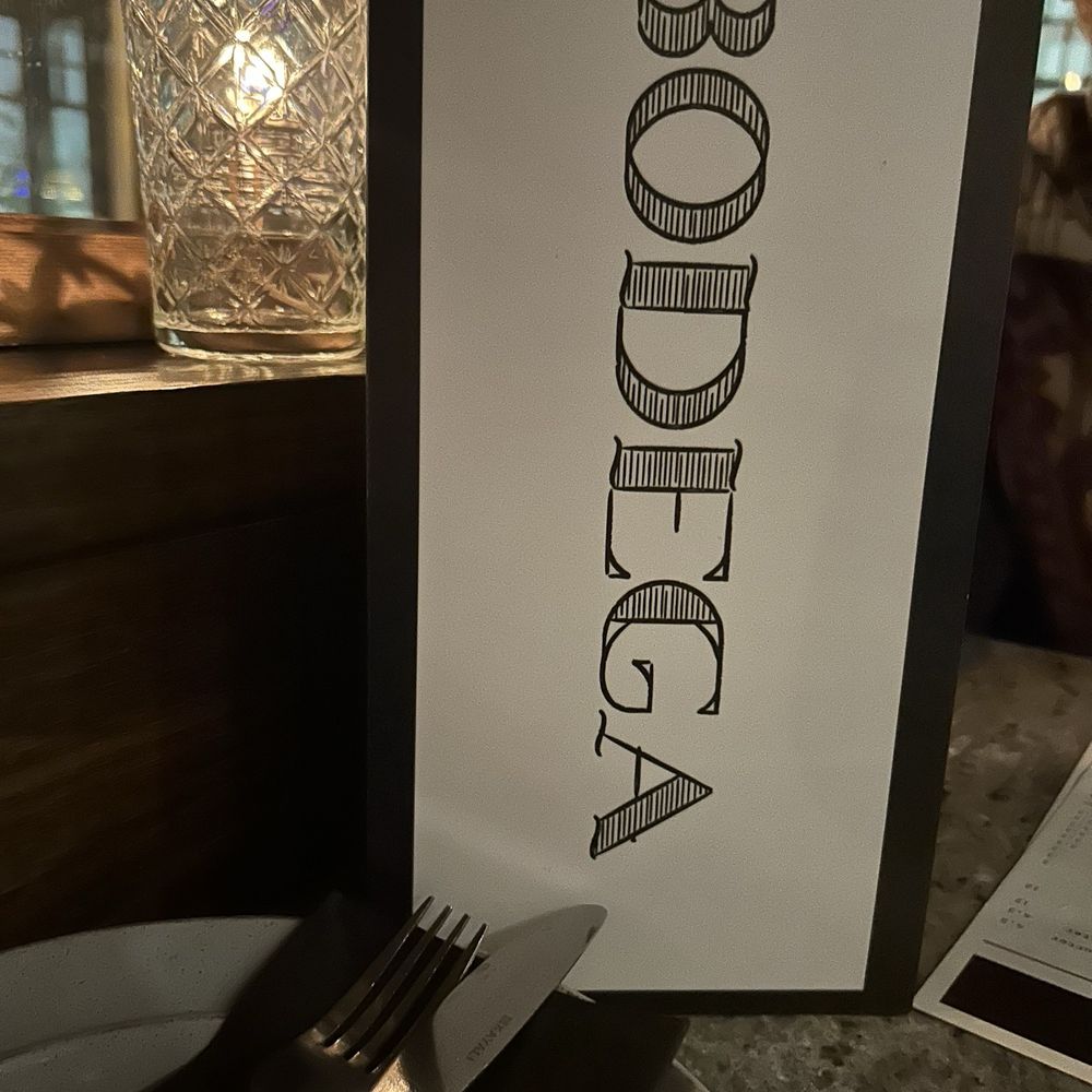 Bodega - Side table in bar area - Tapas Bars Near Me - Sherwood Park, Alberta Bodega - Side table in bar area - Tapas Bars Near Me - Sherwood Park, Alberta