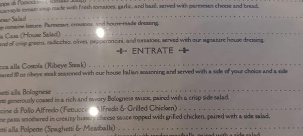 Menu photo 8 Capy's Italian Restaurant Moncks Corner, SC