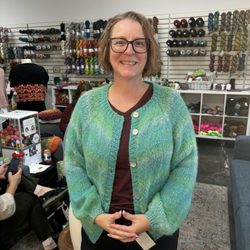 Buku Yarns - I fell in love with this sample and they helped me get all the supplies I needed to get started on it!