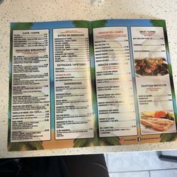 Del Campo Latin Food & Cafe - Menu