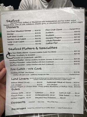 Menu photo 7 Posey's Steam Room & Oyster Bar Panacea, FL Menu photo 7 Posey's Steam Room & Oyster Bar Panacea, FL