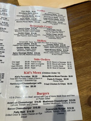Menu photo 5 Jason's Cafe Menlo Park, CA