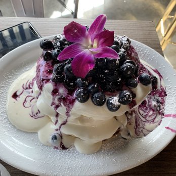 Bistro Cafe - Blueberries pancakes - Breakfast & Brunch Near Me - Miami, Florida Bistro Cafe - Blueberries pancakes - Breakfast & Brunch Near Me - Miami, Florida