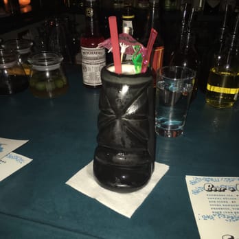 Super Power - "Jonn The Beachcomber" comes in a sweet totem glass. - Cocktail Bars Near Me - Brooklyn, New York Super Power - "Jonn The Beachcomber" comes in a sweet totem glass. - Cocktail Bars Near Me - Brooklyn, New York
