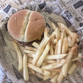 Wayback Burgers - Kids cheeseburger and fry meal - American Near Me - Firebaugh, California
