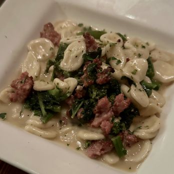 Amarena - Orecchiette con Salsiccia e Cime di Rapa - Italian Near Me - San Francisco, California Amarena - Orecchiette con Salsiccia e Cime di Rapa - Italian Near Me - San Francisco, California