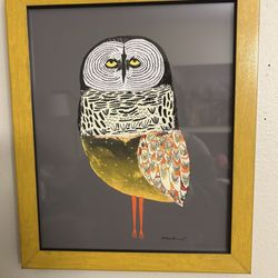 FastFrame Minneapolis - Custom Frame Shop - Owl art