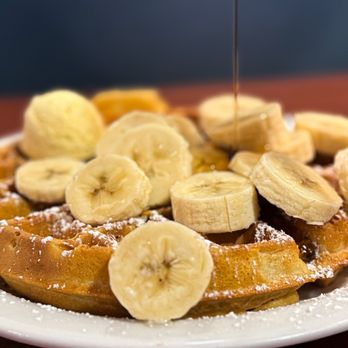 Corky's Kitchen & Bakery - Banana Walnut Waffle - Bakeries Near Me - Yucaipa, California