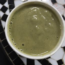 I was sick and got the leprechaun smoothie. Lots of different fruits, plus parsley and wheatgrass and a homemade kefir base I was sick and got the leprechaun smoothie. Lots of different fruits, plus parsley and wheatgrass and a homemade kefir base