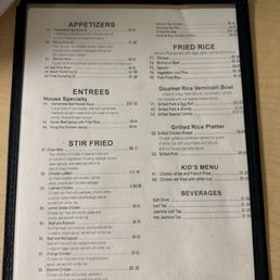 Menu Menu
