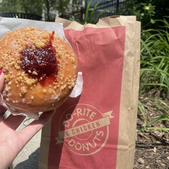 Do-Rite Donuts & Chicken - Raspberry donut - Donuts Near Me - Chicago, Illinois