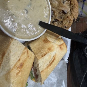 Cali Rays Sourdough Deli - Southwest Chicken Poblano Soup (Seasonal)* - Sandwiches Near Me - Bakersfield, California