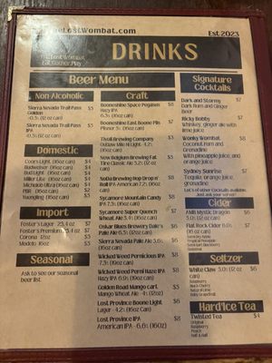 Menu photo 4 The Lost Wombat North Wilkesboro, NC Menu photo 4 The Lost Wombat North Wilkesboro, NC