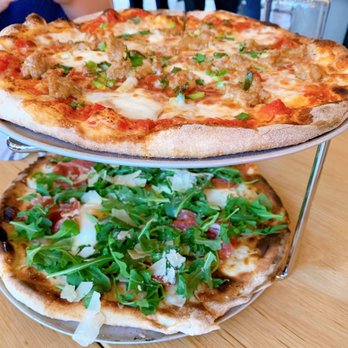 Delarosa Bishop Ranch - Fennel sausage pizza always a fave and the prosciutto arugula on the bottom  The crust is on point! - Pizza Near Me - San Ramon, California