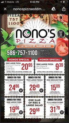 Nono's Pizza by null