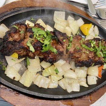 Dhaka Garden - a plate of meat and vegetables - Indian Near Me - Jackson Heights, New York Dhaka Garden - a plate of meat and vegetables - Indian Near Me - Jackson Heights, New York