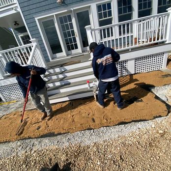 Velasquez Landscaping & Masonry - two men in front of a house - Masonry/Concrete Near Me Velasquez Landscaping & Masonry - two men in front of a house - Masonry/Concrete Near Me