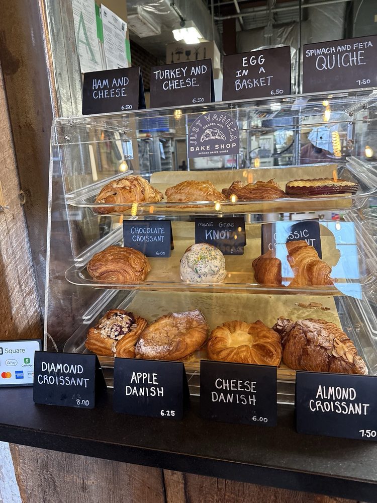 Food from Just Vanilla Bake Shop