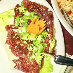 Thai Garden - Beef jerky - I think I killed this with sticky rice