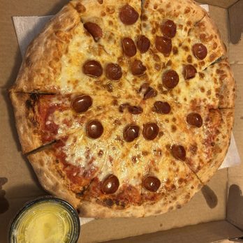 Little Al’s Pizzeria - Pepp pizza 1/2 no sauce. Side of Garlic butter. - Pizza Near Me - Pittsburgh, Pennsylvania Little Al’s Pizzeria - Pepp pizza 1/2 no sauce. Side of Garlic butter. - Pizza Near Me - Pittsburgh, Pennsylvania