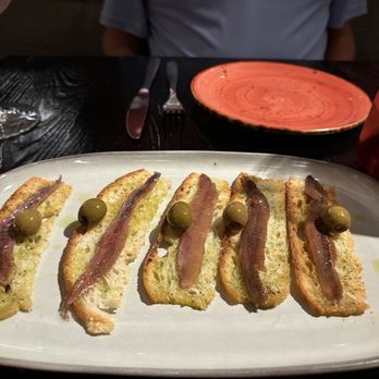 La Tremenda - Best Spanish Restaurant in Miami - Anchovies on Sourdough Toast - Spanish Near Me - Doral, Florida La Tremenda - Best Spanish Restaurant in Miami - Anchovies on Sourdough Toast - Spanish Near Me - Doral, Florida