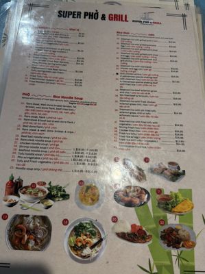 Menu photo 2 Super Pho & Grill Chattanooga, TN Menu photo 2 Super Pho & Grill Chattanooga, TN